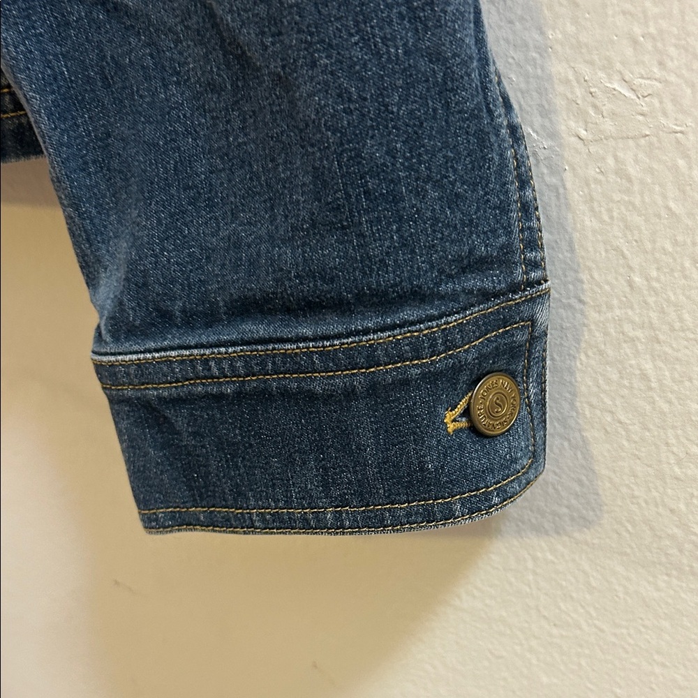Jones New York Dark Blue Denim Jacket* - Picture 6 of 10